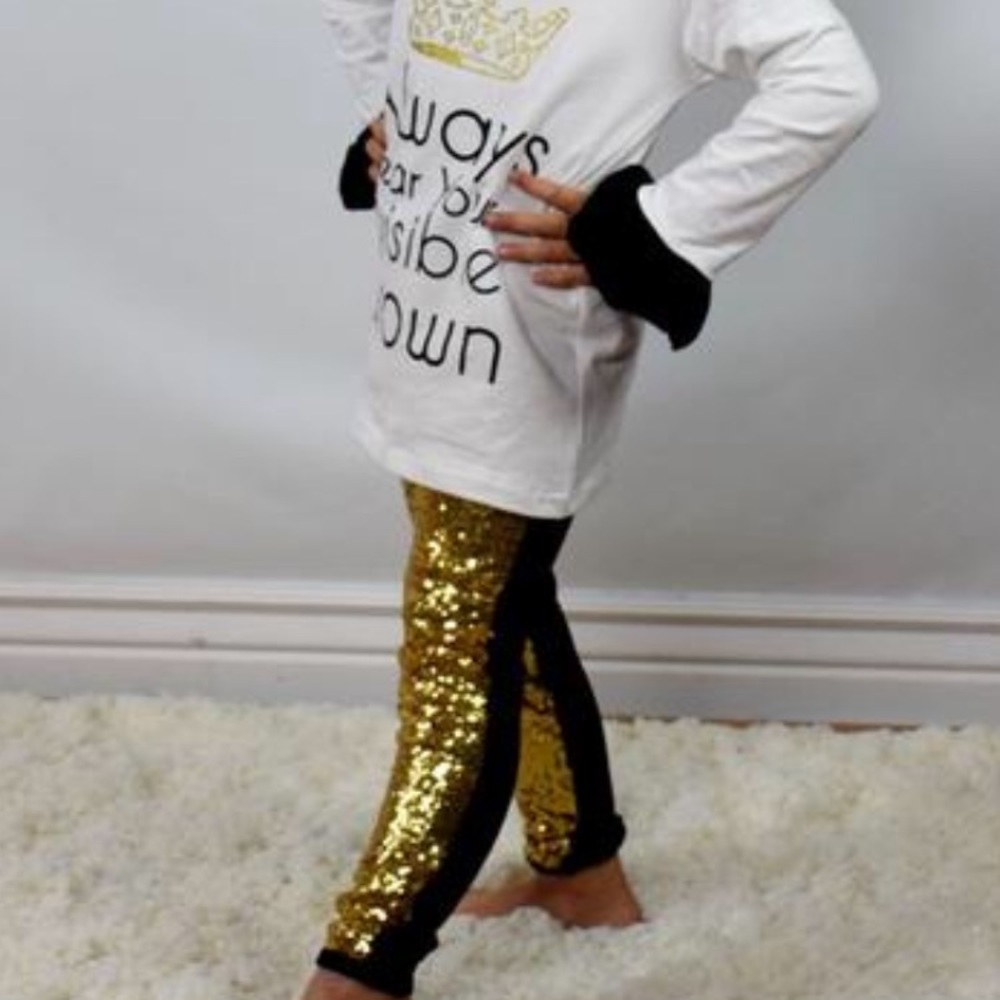 Always wear your invisible Crown Sequin 2pc - Picture 2 of 4